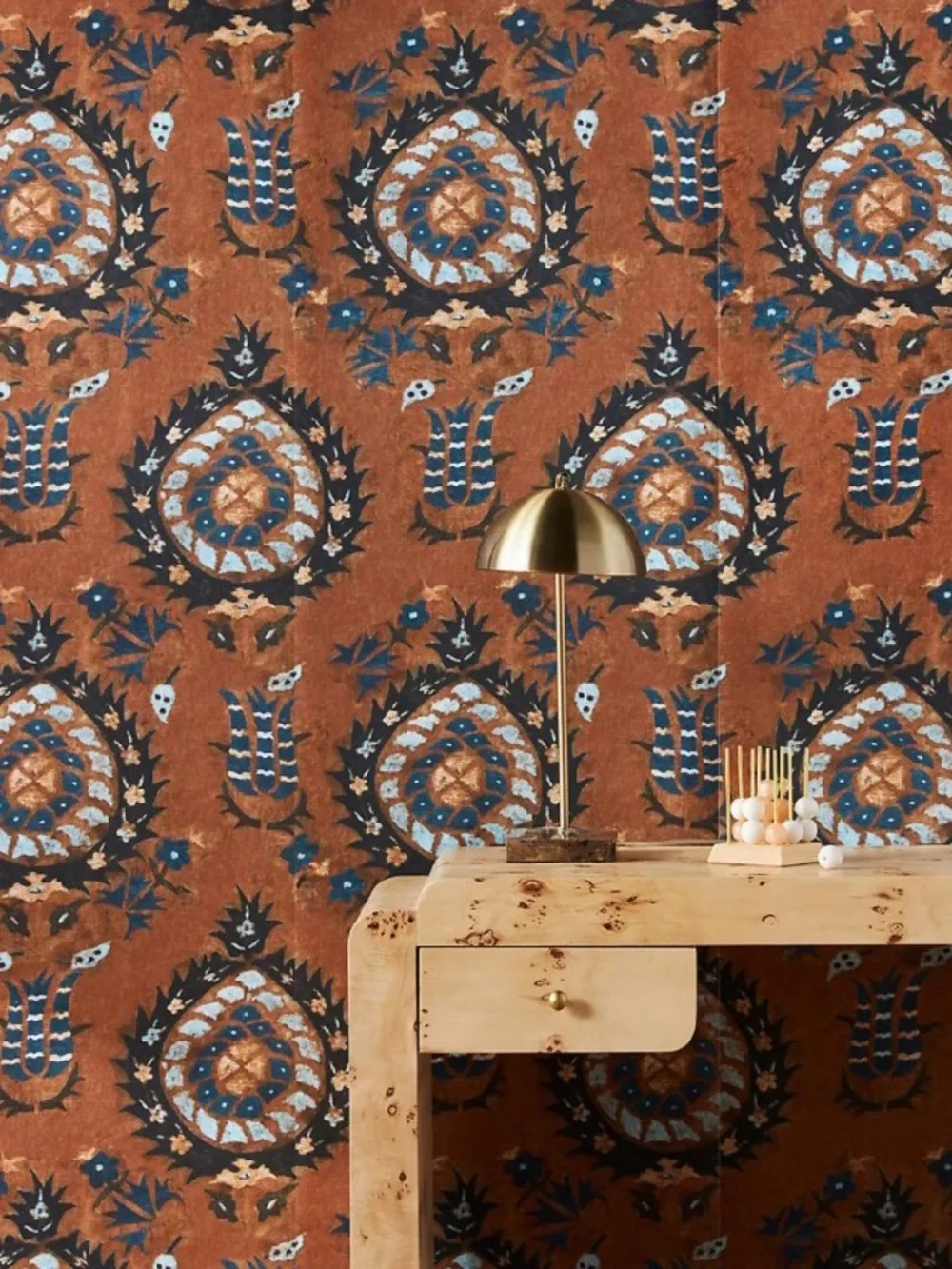 MINDTHEGAP Anthhropologie Flourish Sienna wall art mural wallpaper NEW